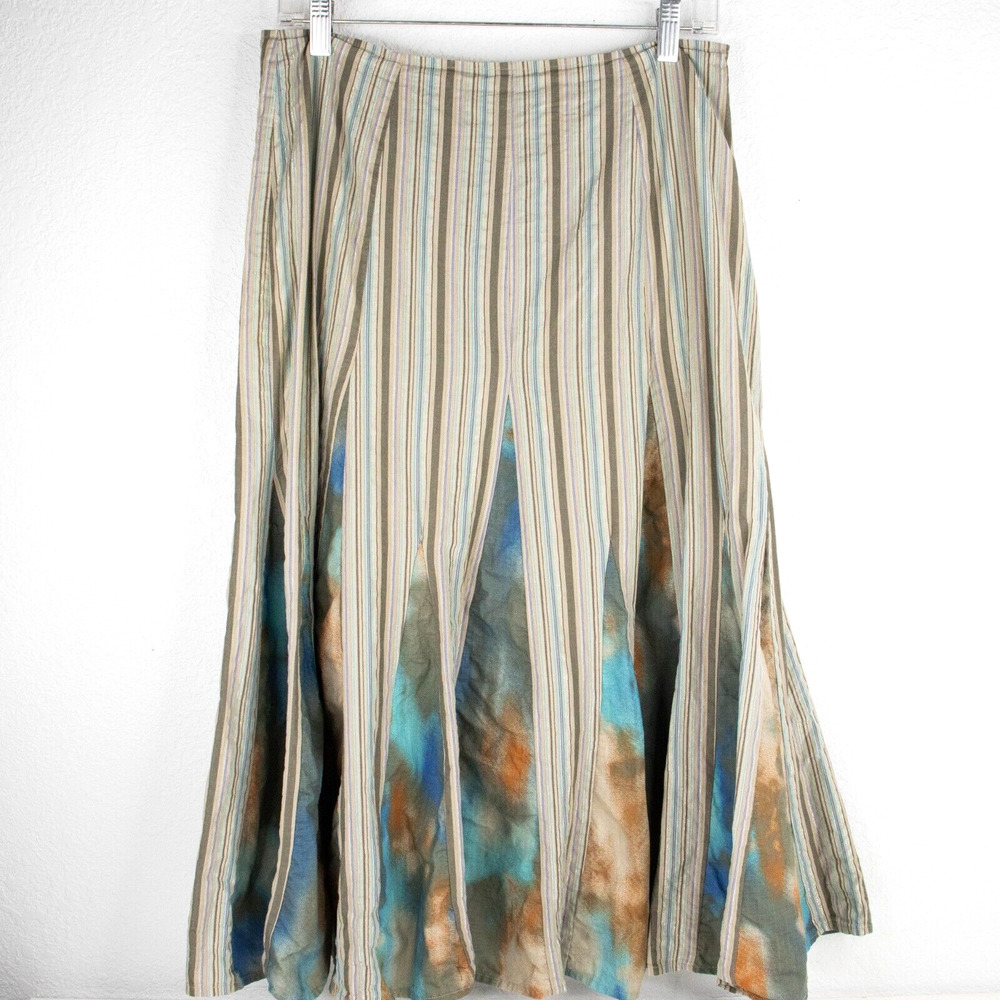 Spanner Long Layered Mermaid Skirt Multicolor SIZE 6